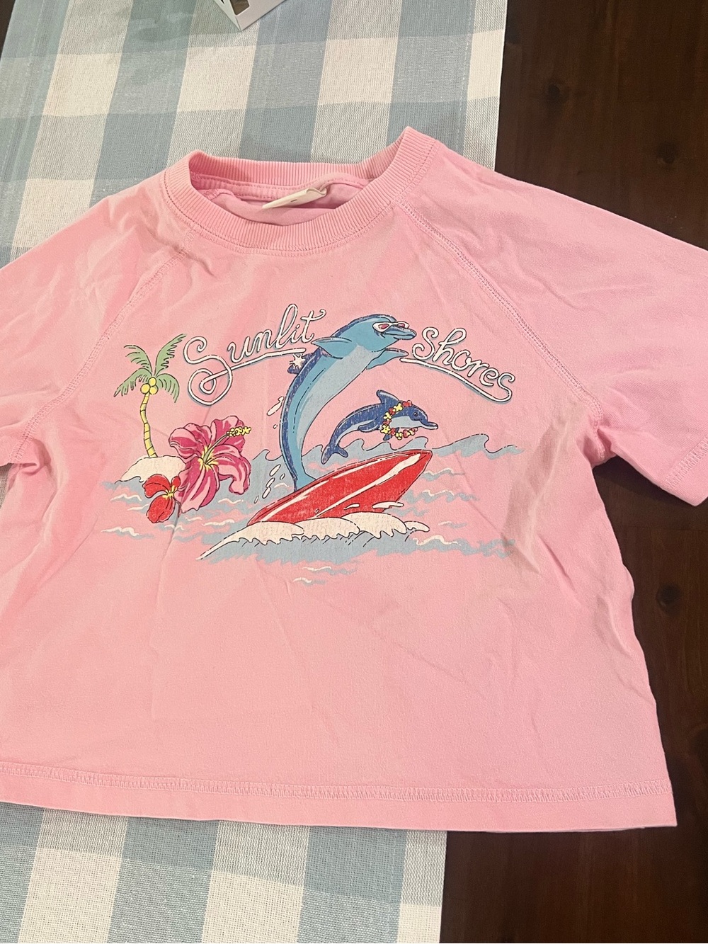 Zara dolphin Graphic Tee